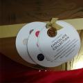 Golden Paper Card Round Tube Chocolate Gift Box