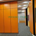 Pared de partición de puerta corredera de aluminio deslizante insonorizar