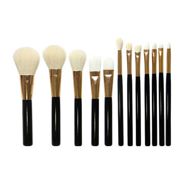 Cabelo sintético e natural 12PCS OEM aceitado Makeup Brush Set