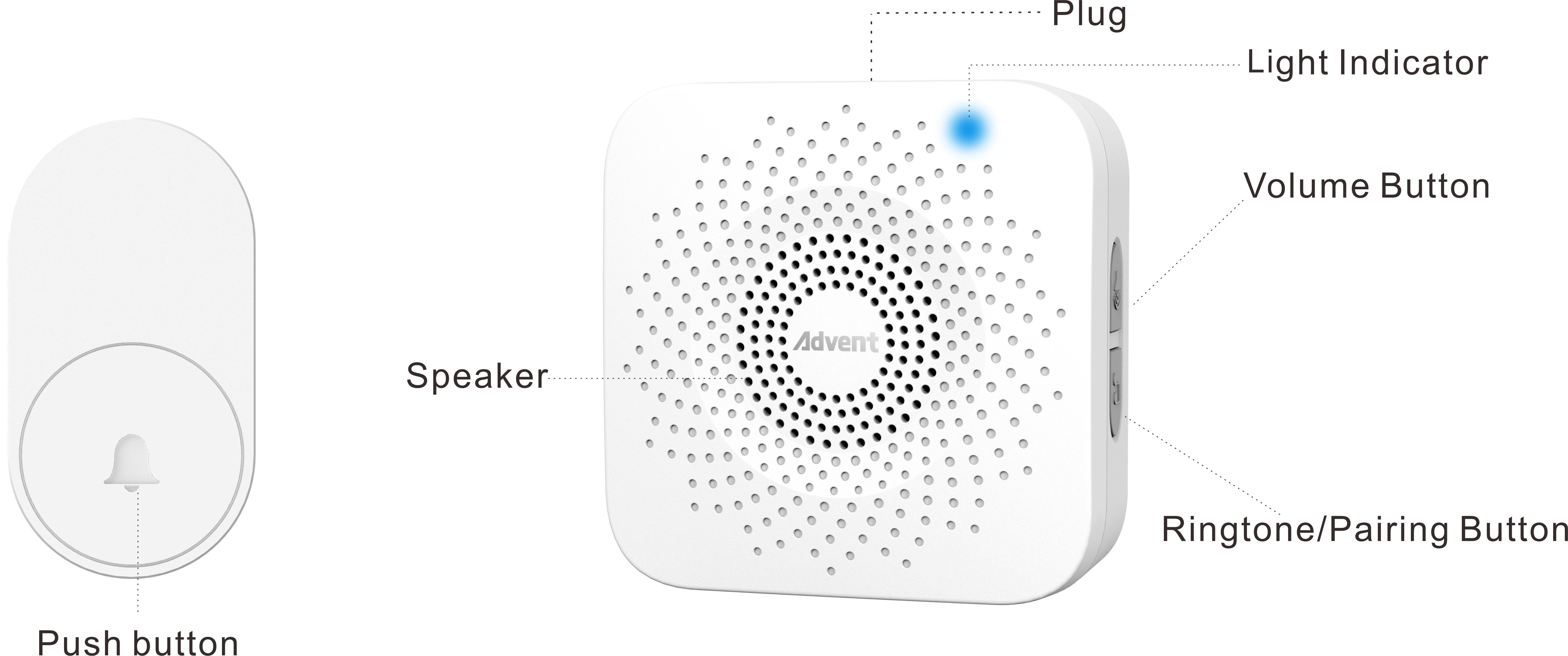 FLP-W1901,wireless doorbell FLP-W1901,wireless doorbell