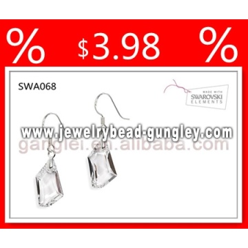 Boucle d'oreille Swarovski boucle d'oreille boucle d'oreille argent cristal