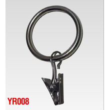 Iron Curtain Rod Rings with Clip