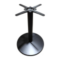 Круглый стол черный чугунный металлический стол