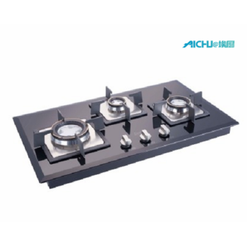 Glen Auto Ignition Glass Hob 3 Burners