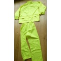 Flu Lime Rainsuits avec CE (DFRS16001)