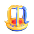 Inflatable basketball stand with water splashing function