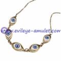 Unique Evil Eye Antique Bronze Sweater Necklace