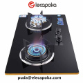 Hob de gás de mesa com 2 queimadores Cooktops