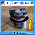 3.6/6kv Aluminum Alloy Conductor XLPE Insulated PVC Sheathed Steel Tape Armoured Power Cable