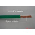 Conductor de cobre PVC aislado alambre eléctrico y Cable 2.5mm Henan Factory