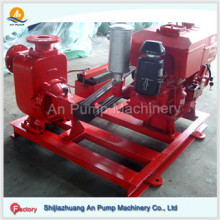 Azw Self Priming Sewage Pump Diesel Engine Dirty Water Pump