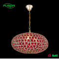 Big Size Round Shape Crystal Beaded Pendant Light