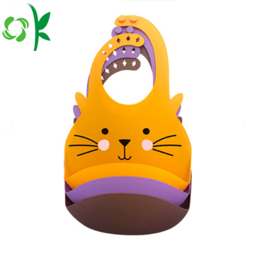 Водонепроницаемая силиконовая детская одежда Cute Toddlers Bibs