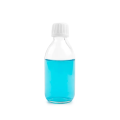 125ml Clear Boston Syrup Oral Liquid Glass Bottle