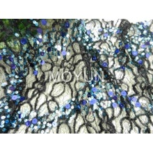 SPIDE LACE WITH 5MM +9MM SEQUIN EMBD 50/52"