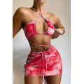 Sexy swimwear bikini tie dye swimwear women