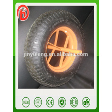 pu rubber wheel 3.50-8 4.00-8 Tubeless wheels