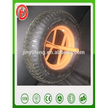 pu rubber wheel 3.50-8 4.00-8 Tubeless wheels