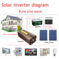 Inversor de energia DC-AC de 2000watt para sistema solar doméstico