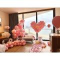 Exclusive balloons for Valentine's Day scene