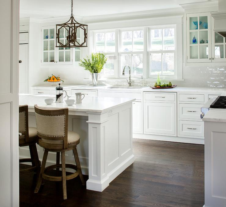 modular kitchen cabinet with glass doors 