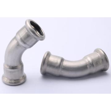 Stainless Steel 45 Degree Equal Elbow Press Fitting