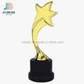 Promotional Gift Alloy Custom Souvenir, Star Shape Gold Metal Trophy