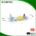 Extensible chrome bathtub caddy rack,shower tray tub caddy