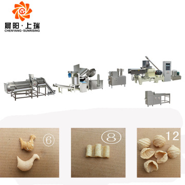 Bugles Corn Chips Pellet Snacks Food Making Machine