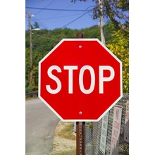 Road Aluminum Reflective Warning Traffic Stop Signs