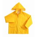 Yj-6001 impermeable PVC lluvia traje amarillo impermeables lluvia chaquetas para hombres mujeres