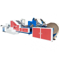 Paper bag machine with twisted rope handle