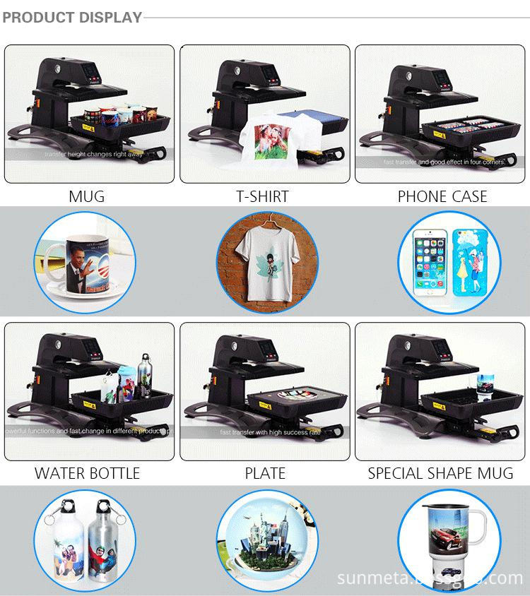 3D Vacuum Sublimation Mug Automatic Heat Press Machine