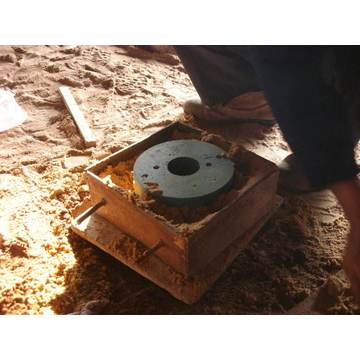 Pieza de fundición de arena de bajo carbono