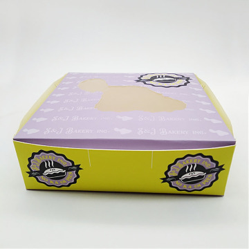 4C Printing White Card Paper Pies Window Box