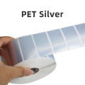 50Mircon Self Adhesive Pet Silver Film Label