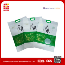 Custom Printed Rice bag Plastic Bag with Handle