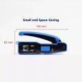 rj45 slim crimper for pass through plug network