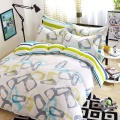 100 % Baumwolle Pigment Bettdecke Set /Duvet Cover Set