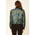 Casual Camo Pilot Baseball Jacket