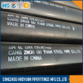Astm A53 GRB ERW tubo de acero al carbono