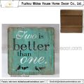 Distressed Wood Hanging / Art Minds Holz Plaketten