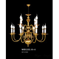 Cooper Brass Material Classical Chandelier Pendant Lamp (WD1151-8+4)