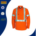 Hi Vis Reflective Safety Fire Retardant Cotton Drill Work Jacket