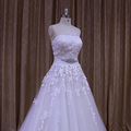 Fashion A-Line Bridal Gowns Beading Lace