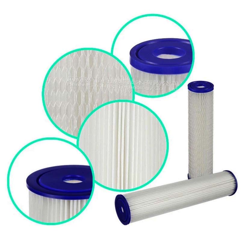 pleated water filters