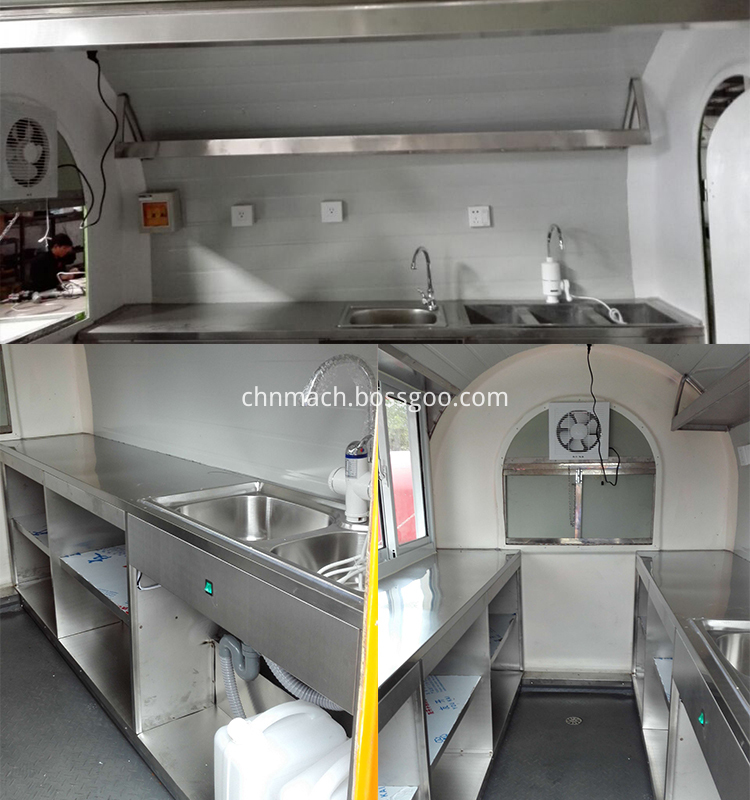 food trailer inner