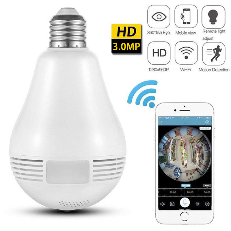 Mini Spy Camera In Light Bulb