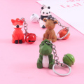 2D 3D cartoon rubber keyring custom shaped-soft-pvc-keychain