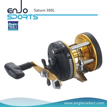 Angler Selecione Saturno Forte Grafite Corpo / 1 Rolamento / Direita Alça Pesca Marinha Trolling Reel Fising Tackle Reel (Saturn 300L)